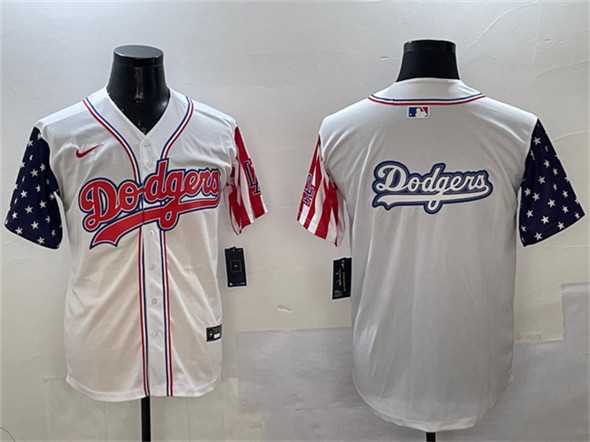 Men%27s Los Angeles Dodgers Team Big Logo White Limited Stitched Jersey->los angeles dodgers->MLB Jersey